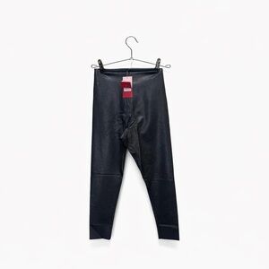 Commando Dark Blue Faux Leather Leggings